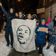 Black Lives Matter Chicago participating in 2015 MLK Day march organized by fifth- to eighth-grade students at Village Leadership Academy (Sarah-Ji/Love & Struggle Photos)